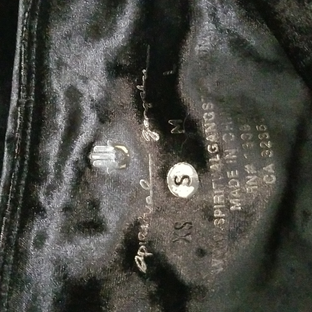 (S) Spiritual Gangster Velvet Pants Loungewear Emo Goth Eclectic Yoga Athleisure - Picture 3 of 9